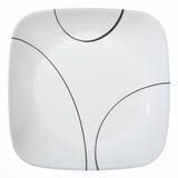 Corelle Simples Lines Dinner Plate Glass in White | Wayfair 1107744