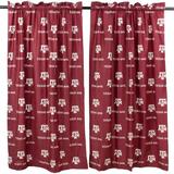 College Covers NCAA 100% Cotton Rod Pocket Curtain Panels 100% Cotton | 63 H in | Wayfair TAMCP63