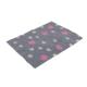 Vetbed® Isobed Dog & Cats | 100x75cm | Grey with Paws & Hearts