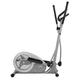 JLL® CT300 Home Luxury Elliptical Cross Trainer, 2024 New Magnetic Resistance Elliptical Fitness Cardio Workout with 8-level Magnetic Adjustable Resistance, Two Way Flywheel. Silver Colour