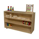 Wood Designs Mobile Shelf Storage Wood in White | 30 H x 58 W x 15 D in | Wayfair 995832