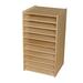 Wood Designs Contender Paper & Puzzle Storage Center - RTA Wood in Brown/White | 38 H x 20 W x 15 D in | Wayfair C990652