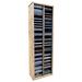 Wood Shed Multimedia Storage Rack Wood/Solid Wood in Brown | 39.44 H x 12.75 W x 6.75 D in | Wayfair 209-3 / Clear