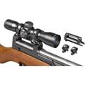 Barska 4x32 Contour Matte Black 30/30 Reticle Rifle Scope w/ SKS Mount + Rings AC10882