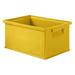 SSI SCHAEFER 1463.130906YL1 Straight Wall Container, Yellow, Polyethylene, 13