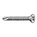 ZORO SELECT U31306.013.0125 Drywall Screw, #6 x 1-1/4 in, Steel, Flat Head