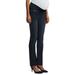 Maternity Oh! Mamma Straight Leg Jeans with Demi Panel (Available in Plus Sizes)