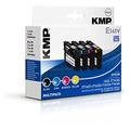 KMP know how in modern printing E141V Tintenpatrone ersetzt Epson 16XL (T1636), schwarz/cyan/magenta/gelb, Standard