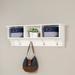 Prepac Sonoma White Cubbie Shelf Wall Coat Rack for Entryway