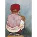 Oopsy Daisy Lil' Catcher Canvas Art Canvas, Solid Wood in Red | 14 H x 10 W x 1.5 D in | Wayfair NB21028