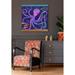 Oopsy Daisy Eight Twisted Tentacles Canvas Art by Melanie Mikecz Canvas in Blue/Indigo | 18 H x 18 W x 1.5 D in | Wayfair NB18188
