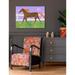 Oopsy Daisy Graceful Gallop Canvas Art Canvas in Brown/Green/Indigo | 18 H x 24 W x 1.5 D in | Wayfair NI6069