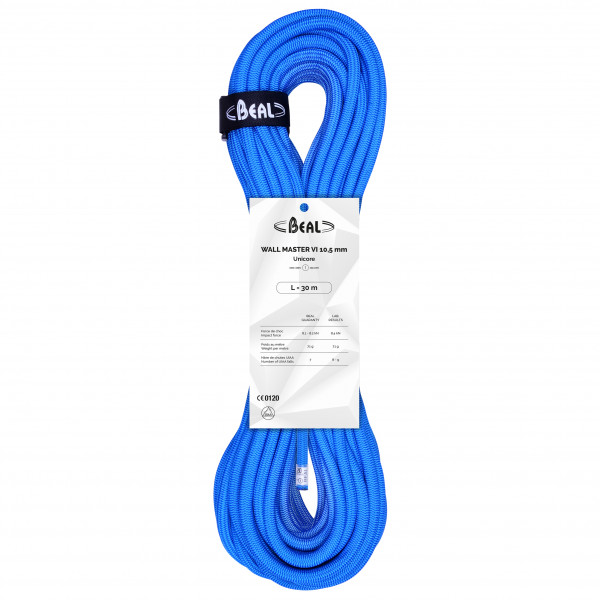 Beal - Wallmaster - Indoorseil Gr 50 m rot