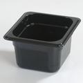 Carlisle Food Service Products 1.7 qt. Rectangle Plastic Food Storage Container Plastic in Black | 4 H x 6.38 W x 6.75 D in | Wayfair 3068403