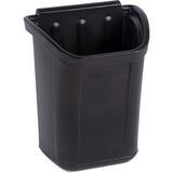 Carlisle Food Service Products Bussing Cart 7 Gallon Curbside Trash & Recycling Bin in Black | 22 H x 12.25 W x 18 D in | Wayfair CC11TH03