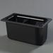 Carlisle Food Service Products Coldmaster® 3.4 qt. Rectangle Plastic Food Storage Container Plastic in Black | 11.75 H x 6 W x 6 D in | Wayfair