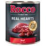 Rocco Real Hearts 24 x 800 g - Manzo con Cuori di Pollo interi