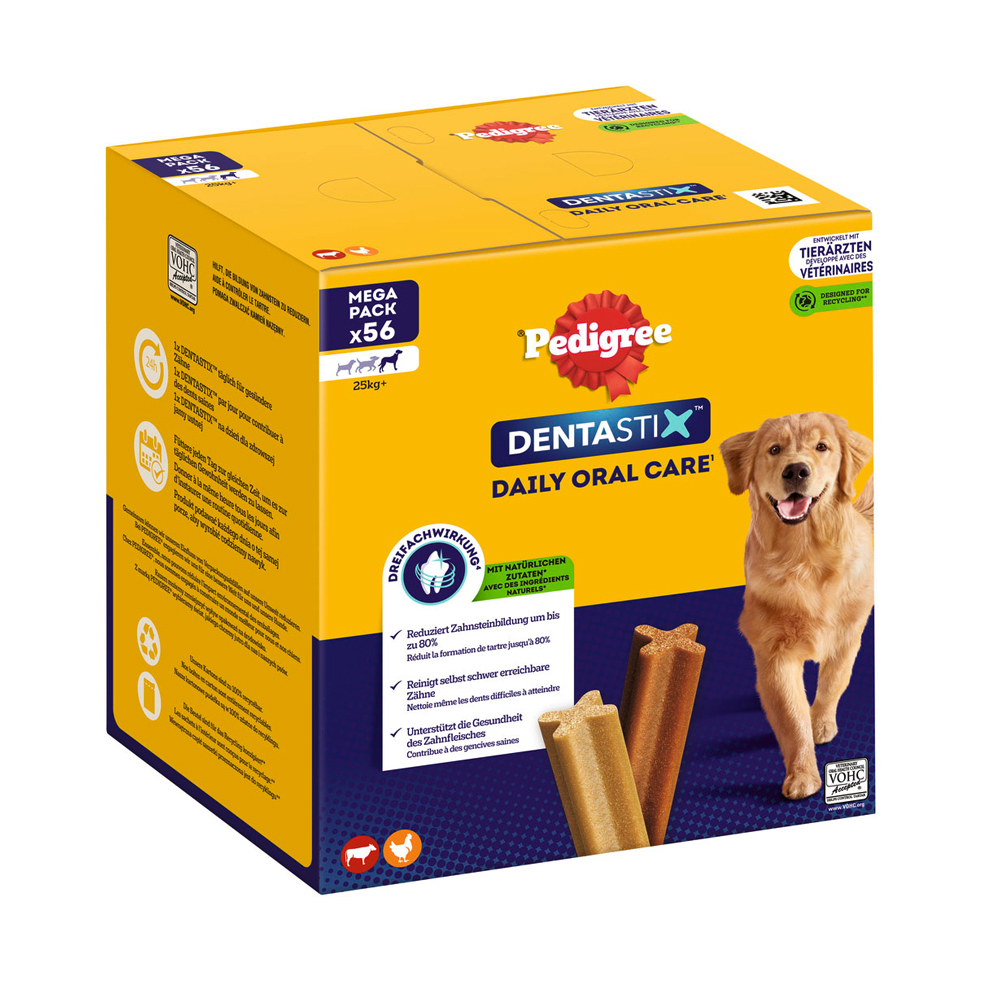 Multipack Pedigree Dentastix Snack per cani - Set %: cani grandi (> 25 kg): 56 pz