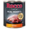 Rocco Real Hearts 6 x 800 g - Pollo con Cuori di Pollo interi