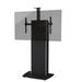 AVFI Fixed Floor Stand Mount for Greater than 50" Screens w/ Shelving, Holds up to 160 lbs Metal in Black | 67 H x 35 W x 26.75 D in | Wayfair