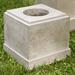 Campania International Classic Pedestal Stone, Copper in Gray | 11.75 H x 12.5 W x 12.5 D in | Wayfair PD-169-AS