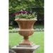 Campania International Smithsonian Cast Stone Urn Planter Concrete in Blue/Black | 22.75 H x 20 W x 20 D in | Wayfair P-524-AL