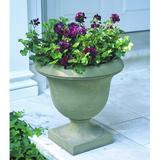 Campania International Litchfield Cast Stone Urn Planter Concrete, Copper in Blue/Black | 18.5 H x 17.5 W x 17.5 D in | Wayfair P-366-AL