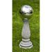 Campania International Winslet Gazing Ball Stand Concrete | 24.5 H x 11.25 W x 11.25 D in | Wayfair PD-200-FN