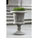 Campania International Smithsonian Cast Stone Urn Planter Concrete, Copper in Gray | 26.25 H x 19 W x 19 D in | Wayfair P-534-GS