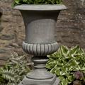 Campania International Kent Cast Stone Urn Planter Concrete in Gray | 31.25 H x 21 W x 21 D in | Wayfair P-643-GS