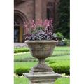 Campania International Smithsonian Cast Stone Urn Planter Concrete in Gray | 19.5 H x 22 W x 22 D in | Wayfair P-523-GS