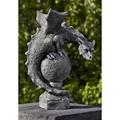 Campania International Fiona Winged Dragon Statue, Copper in Brown | 19.75 H x 14.75 W x 14.5 D in | Wayfair S-462-BR