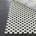 SAFAVIEH Advance Non-Slip Grid Rug Pad White 6 x 6 Square