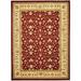 SAFAVIEH Lyndhurst Pearl Traditional Bordered Area Rug Red/Ivory 8 x 11