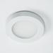 WAC Lighting HR90 LED Edge Recessed Button Light Trim in White | 0.5 H x 3 W in | Wayfair HR-LED90-27-WT