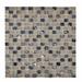 Legion Furniture Engineered Stone Grid Mosaic Tile Glass/Metal in Brown | 0.25 D in | Wayfair MS-MIXED22