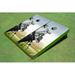 All American Tailgate 2' x 4' Golf Bag Cornhole Board Set in Blue/Green | 8 H x 24 W x 48 D in | Wayfair GR-1026