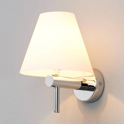 Wandlampe Violetta Lindby, dimmbar, chrom / silber, für Badezimmer, Metall, Modern, Wandleuchte, Wandlampe Bad Image
