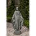 Campania International Classic Madonna Fairy Garden Concrete/Stone, Copper in Gray | 34.75 H x 16 W x 8.75 D in | Wayfair R-106-AS