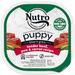 PUPPY Grain Free Natural Wet Dog Food Bites in Gravy Tender Beef, Pea & Carrot Recipe, (24) 3.5 oz. Trays