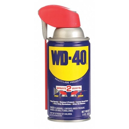 WD-40 490026 Multi-Use Lubricant with Smart Straw 2-Way Sprayer, -60 to 300