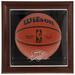 "Oklahoma City Thunder Brown Framed Wall-Mountable Team Logo Basketball Display Case"