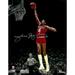 "Julius Erving Philadelphia 76ers Autographed 11"" x 14"" Rising for Dunk Spotlight Photograph"