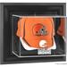 Cleveland Browns Black Framed Wall-Mountable Cap Logo Display Case