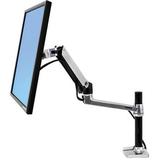 Ergotron LX Desk Monitor Arm for Displays up to 34" (Polished Aluminum) 45-295-026