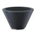 Crescent Garden Gramercy Plastic Pot Planter in Black | 12.1 H x 20 W x 20 D in | Wayfair A335094