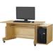 Jonti-Craft Manufactured Wood Adjustable Height Student Computer Desk Wood in Brown | 30 H x 42 W x 24 D in | Wayfair 3351JC