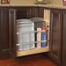 Rev-A-Shelf Pull Out Cabinet Organizer, Ball Bearing Soft-Close Manufactured Wood in Brown/Gray | 19.5 H x 5.26 W x 22.44 D in | Wayfair