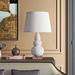 Robert Abbey Triple Gourd Table Lamp Ceramic/Metal in Green/White | 33 H x 20 W x 20 D in | Wayfair A371X