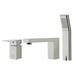 Alfi Brand Single Handle Deck Mounted Roman Tub Faucet w/ Diverter in Gray | 4.75 H in | Wayfair AB2322-PC